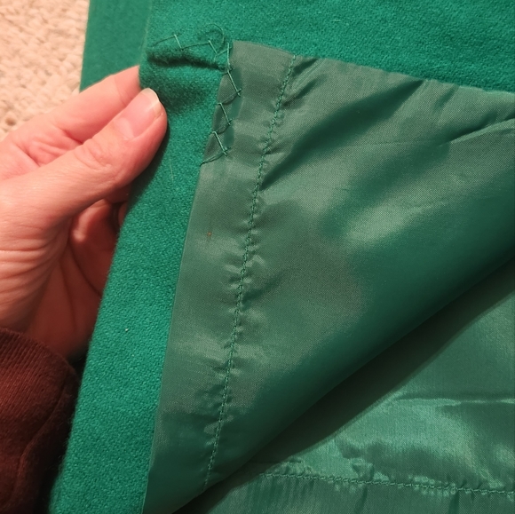 Green vtg Blazer Skirt Set - Picture 13 of 16